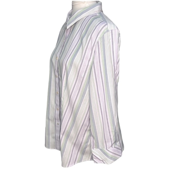 Talbots Wrinkle Resistant Button Down Blouse - Picture 4 of 7